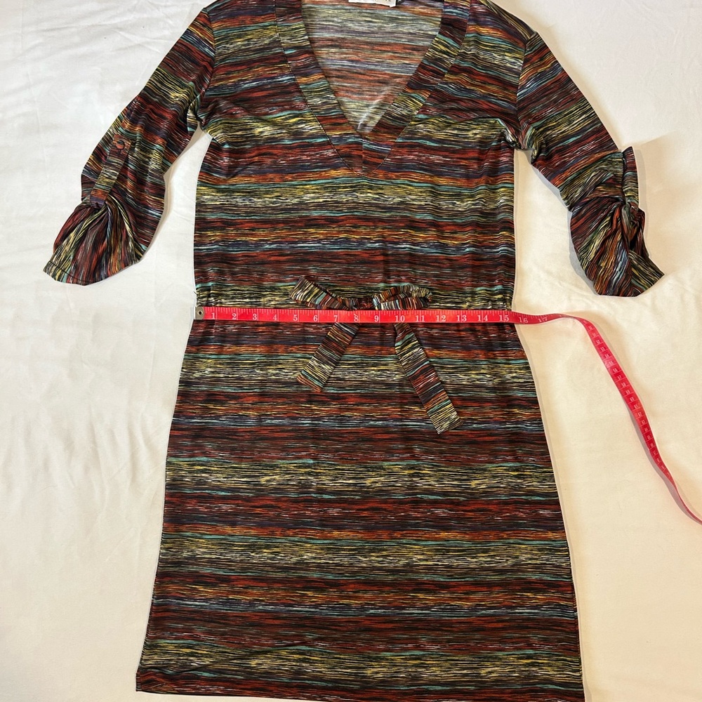 Source Unknown Multicolor Long Sleeve Dress